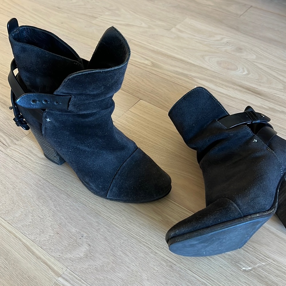 Rag & Bone suede and leather booties
